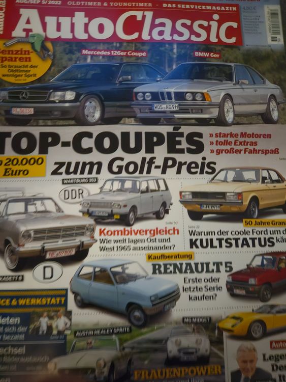 AutoClassic 5/22 635 CSi 560 SEC R5 Granada Honda S800 xx (Gebraucht ...