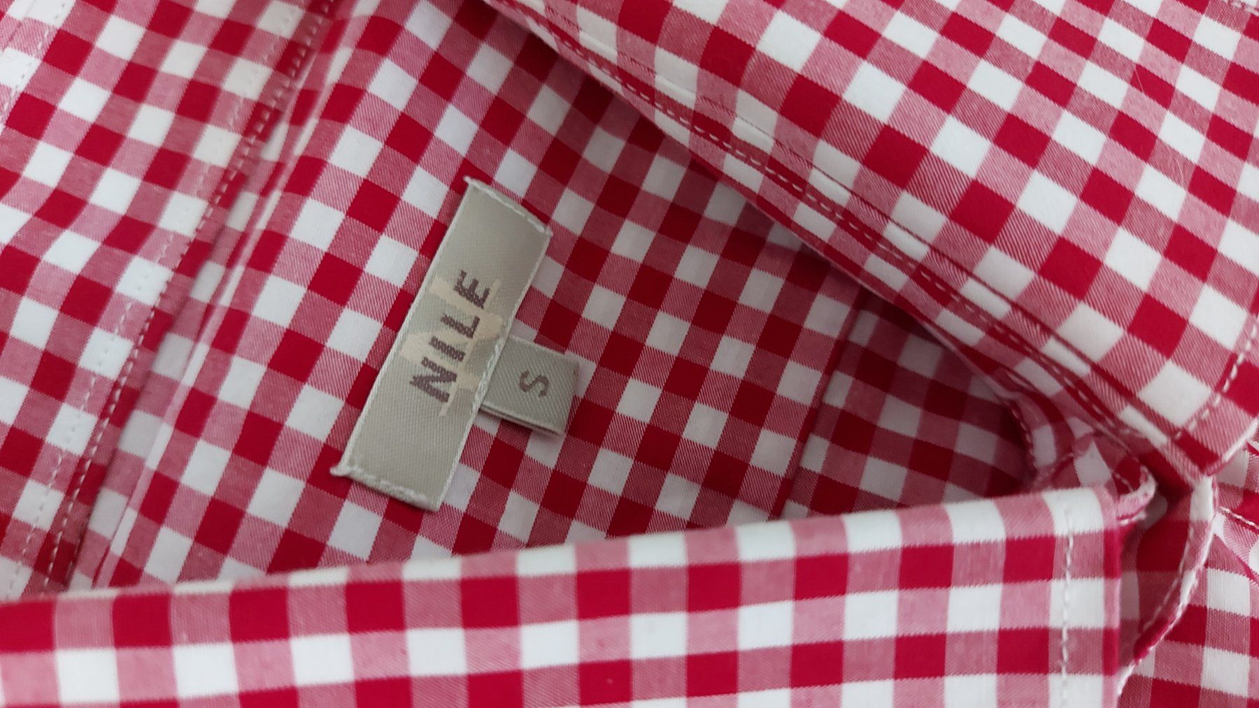 Camicie: Nile Hemd Rot gr.S – Usato da langenthal venduto da rundholz7 3