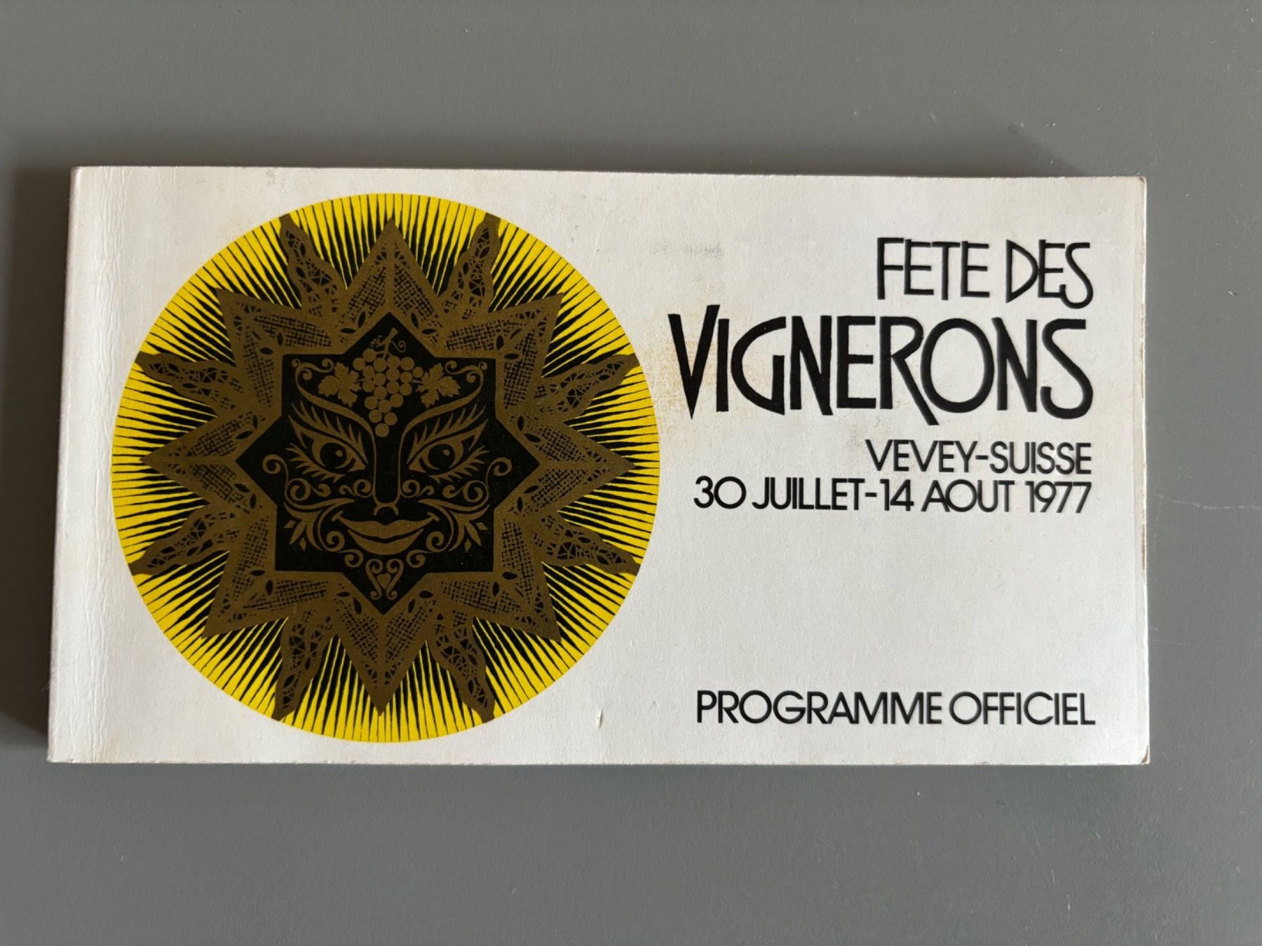 Libri: Programme de la Fête des vignerons Vevey 1977 – Nuovo (secondo la descrizione) da Clarens venduto da Scottoara