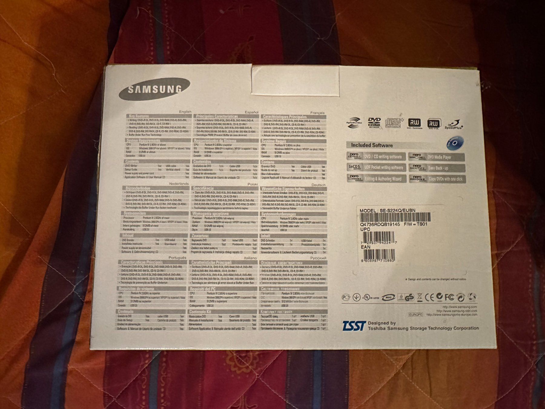Tutti i DVDs: Samsung External DVD Drive USB – Nuovo (secondo la descrizione) da Coldrerio venduto da Crivelli 1