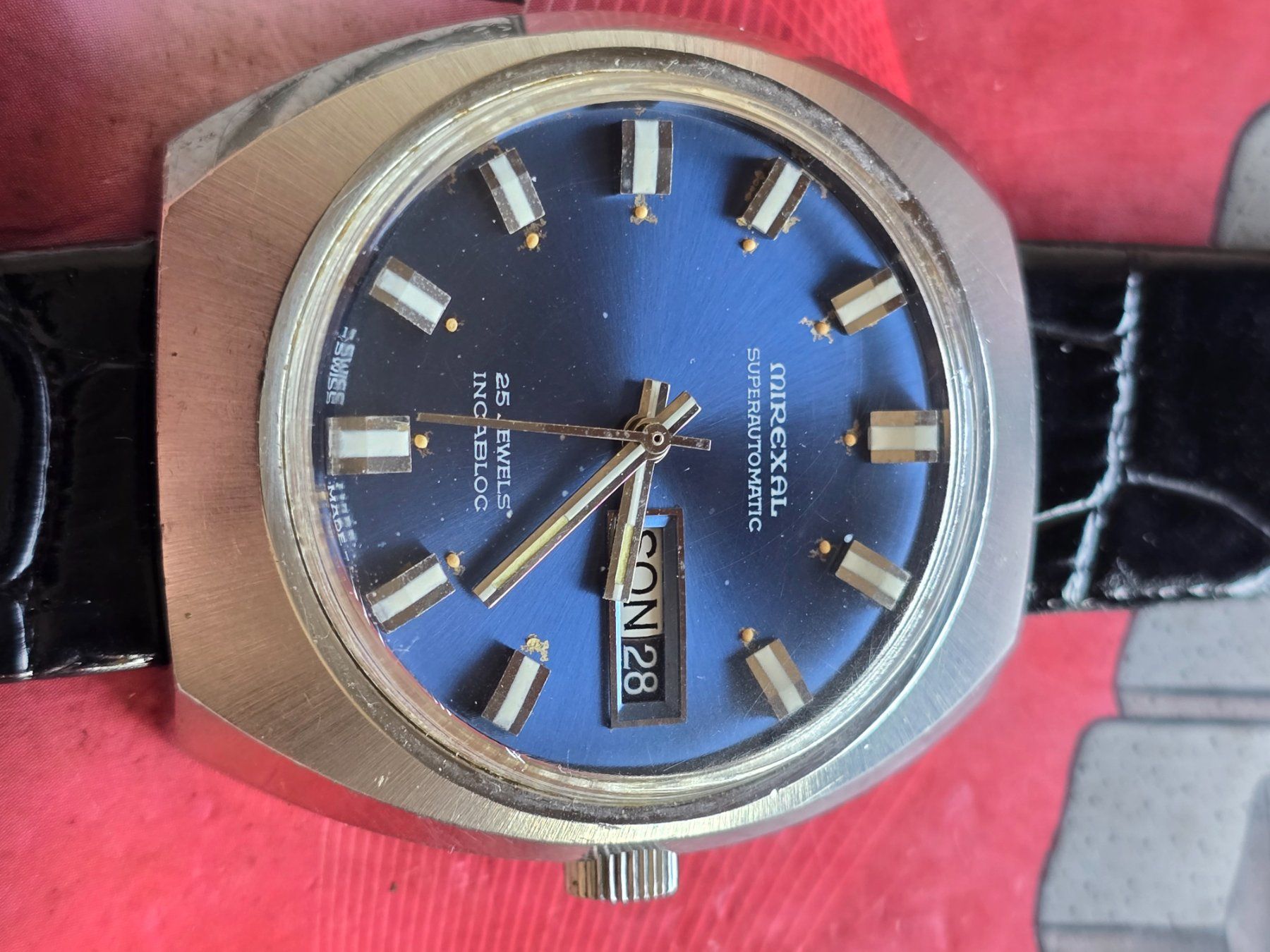Mirexal Orologi: 295 Mirexal Superautomatic Day Date 25 Jewels – Usato da Muri AG venduto da Corredor 1