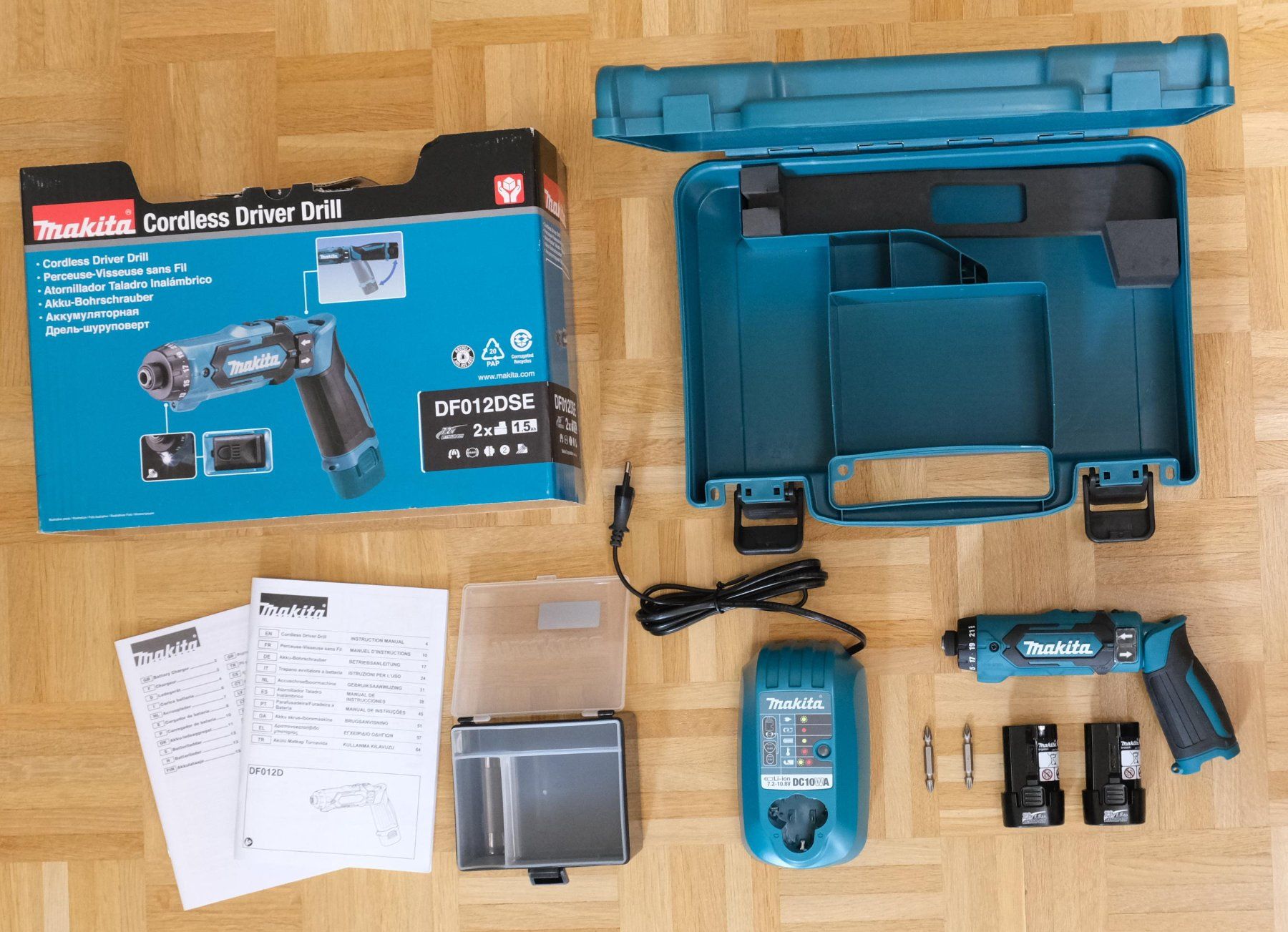 Makita Trapani: Makita Akku-Bohrschrauber DF012DSE – Nuovo (secondo la descrizione) da Zürich venduto da Melody2000