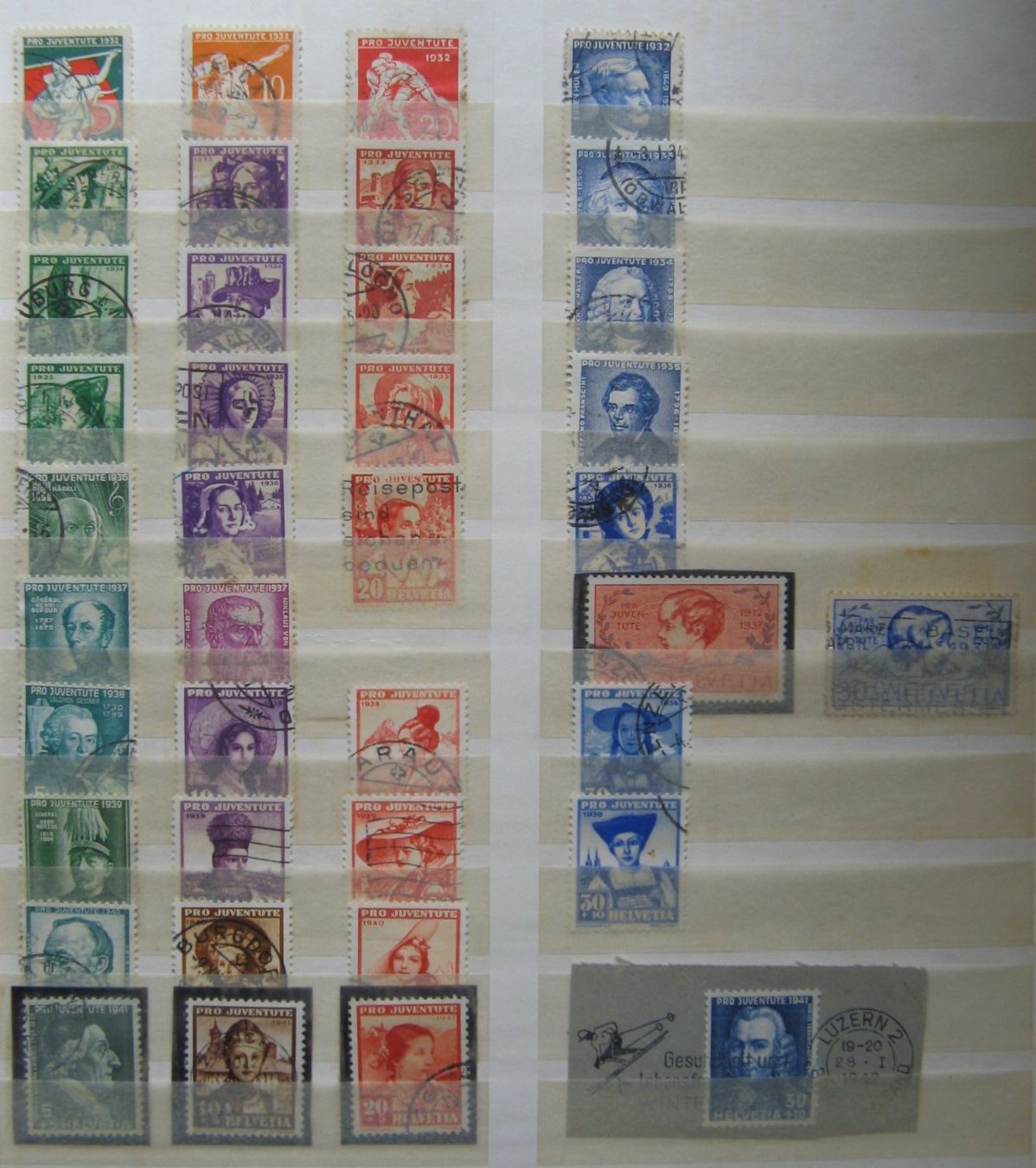 Tutti i francobolli: PJ 1922 - 1971 gestempelt – Usato da Frauenfeld venduto da Interessent1 1