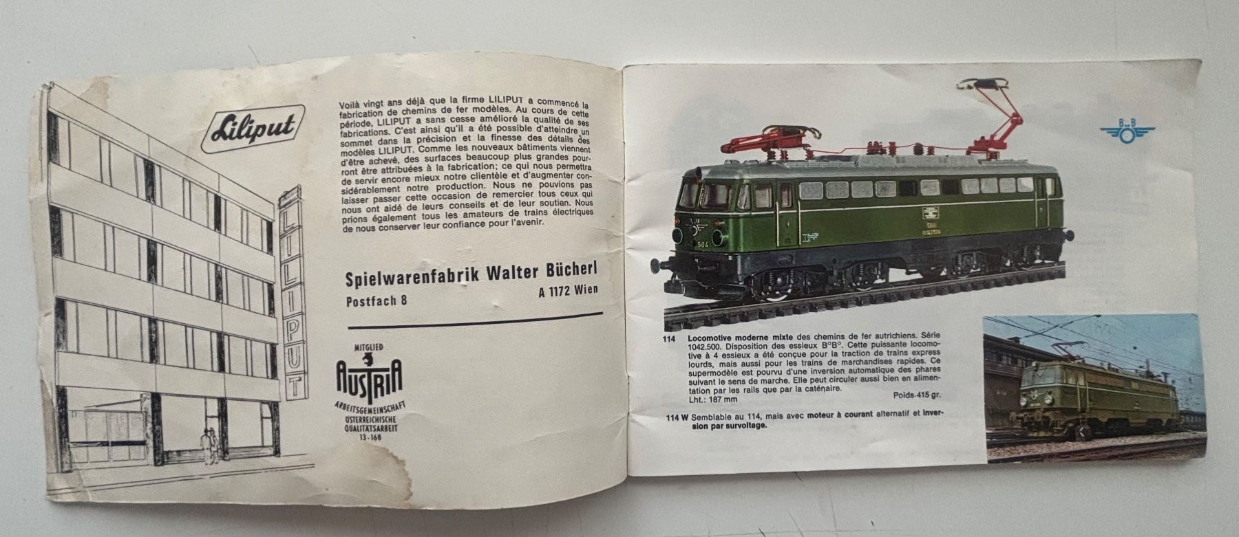 Bücher: Catalogue train Liliput - Modellbahn HO – Gebraucht aus Neuchâtel von gefdeneuch 2