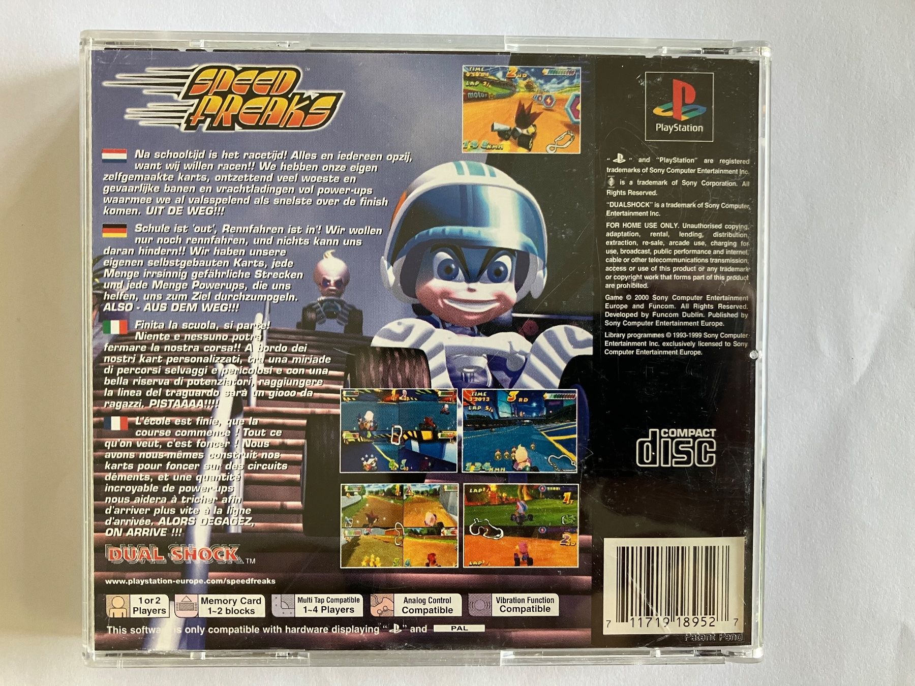 Sony Giochi: Spead Freaks – PS1 – Usato da Ecublens VD venduto da Lenordique 1