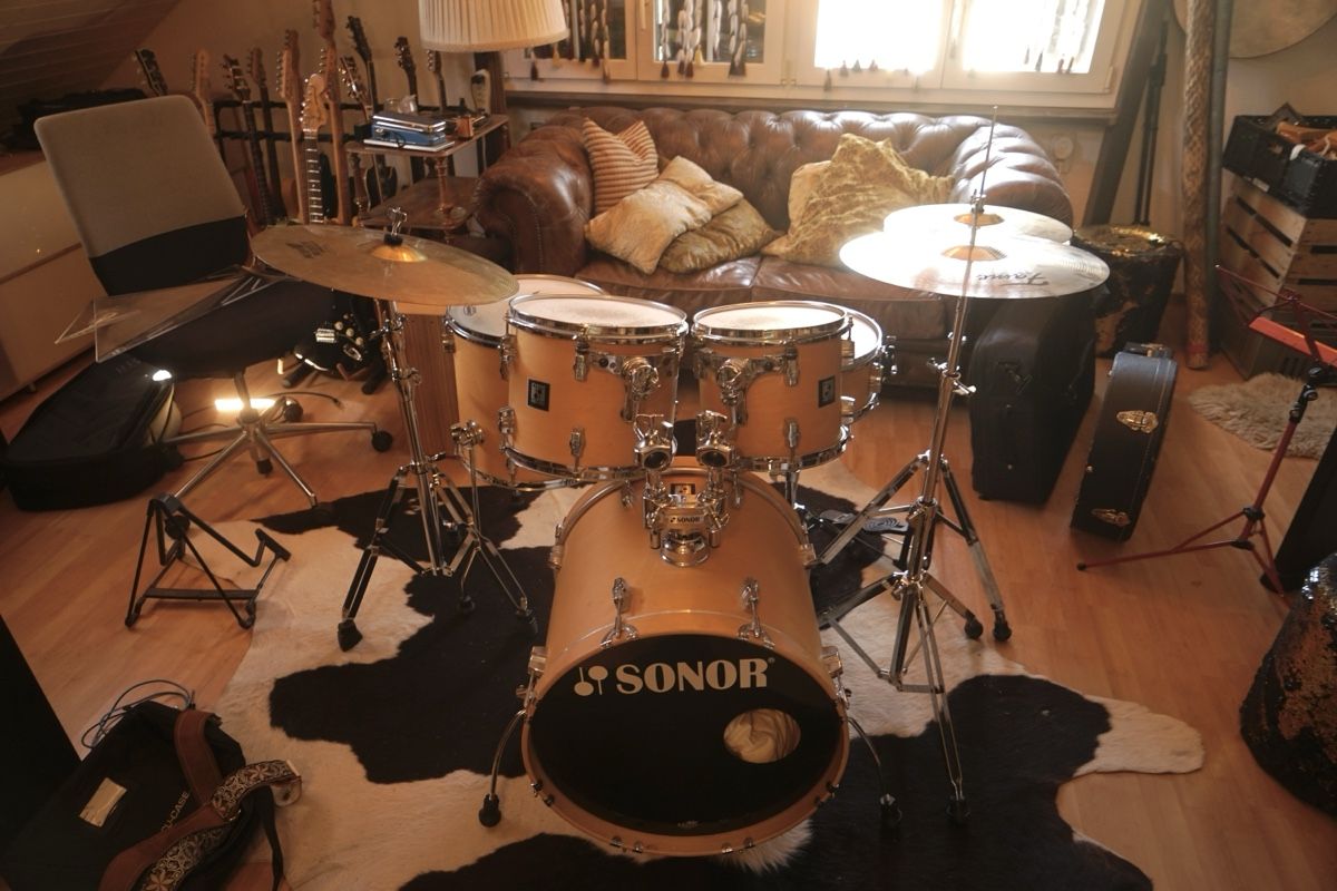 Sonor Strumenti musicali: Sonor Force 2003 Drumset inkl. Hardware & Paiste Becken – Usato da Winterthur venduto da mei_byx2