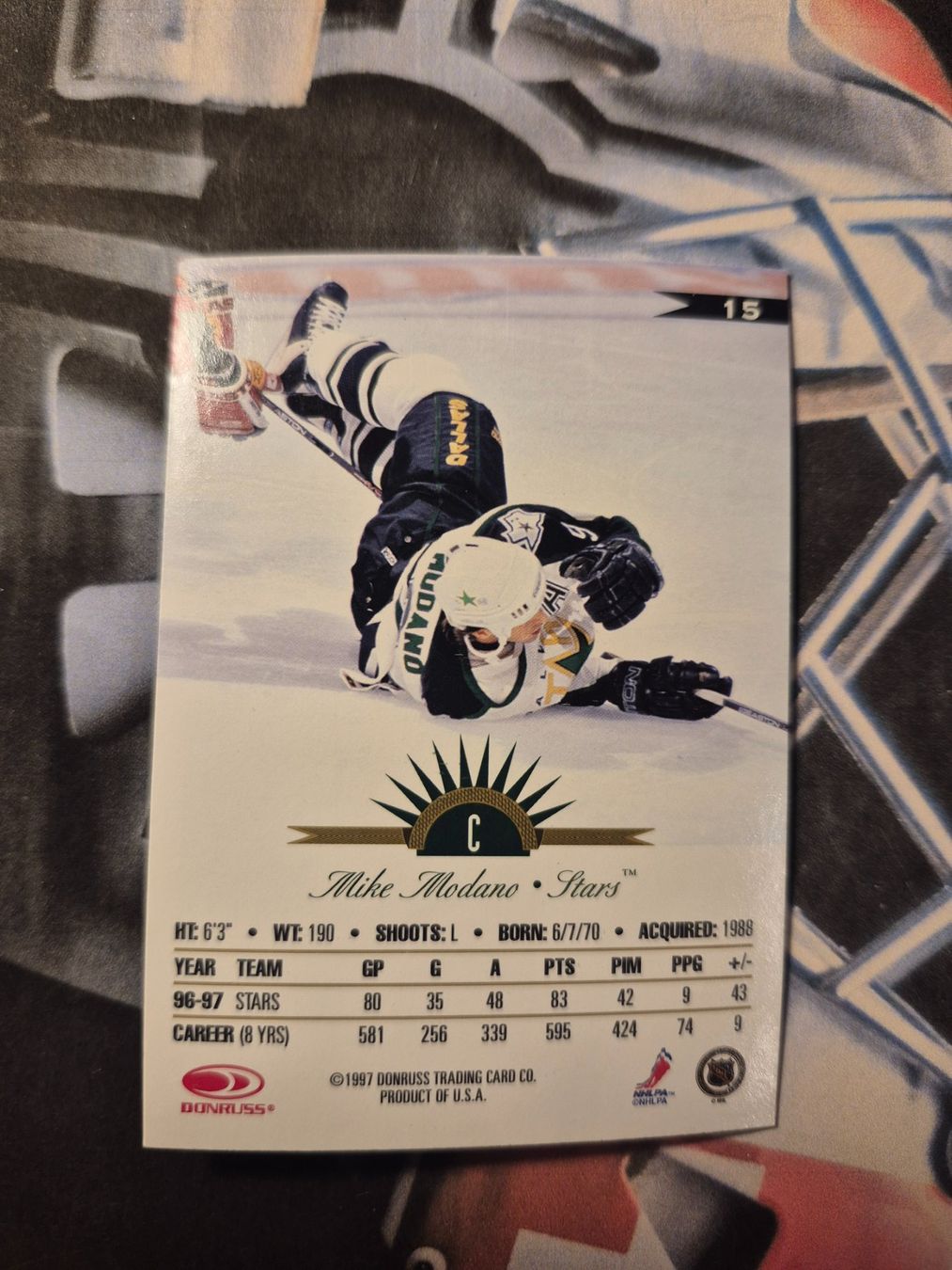 NHL Carte collezionabili: NHL Mike Modano Dallas Stars – Usato da Treiten venduto da Sauber73 1