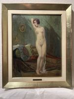 Walter Bollier (1878-1979): Aktgemälde, Originalsignatur 
