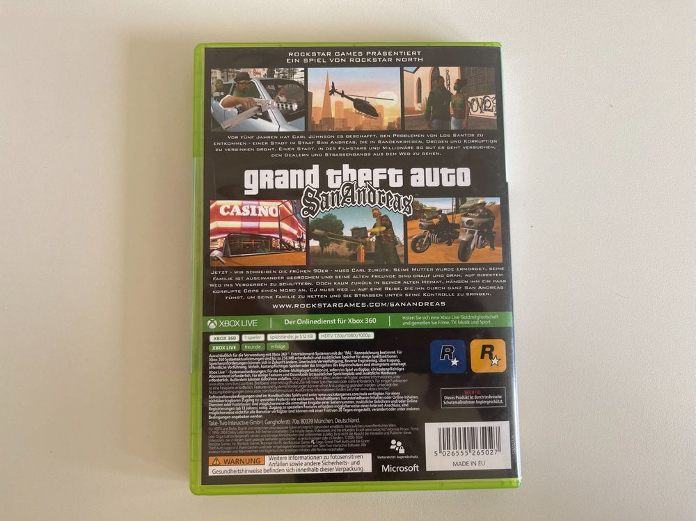 Grand Theft Auto: San Andreas Xbox 360 Xbox One Xbox Series | Kaufen ...