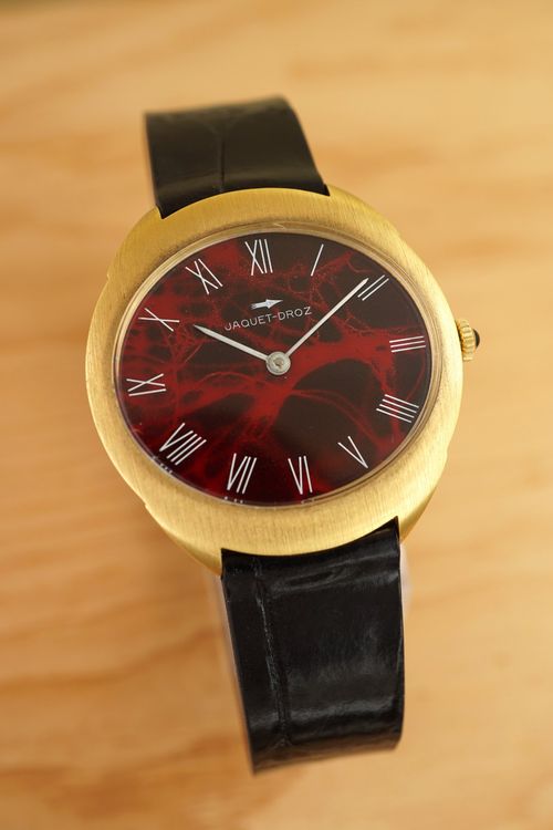 Jaquet Droz Uhren: Elegante Jaquet-Droz Vintage-Uhr, 18K-Gold, Handaufzug, Top – Gebraucht aus Freienbach von PlusUltraAG 2