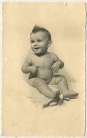 Altes Foto Baby v 1950 Photo Ancienne Tellko Fribourg Suisse