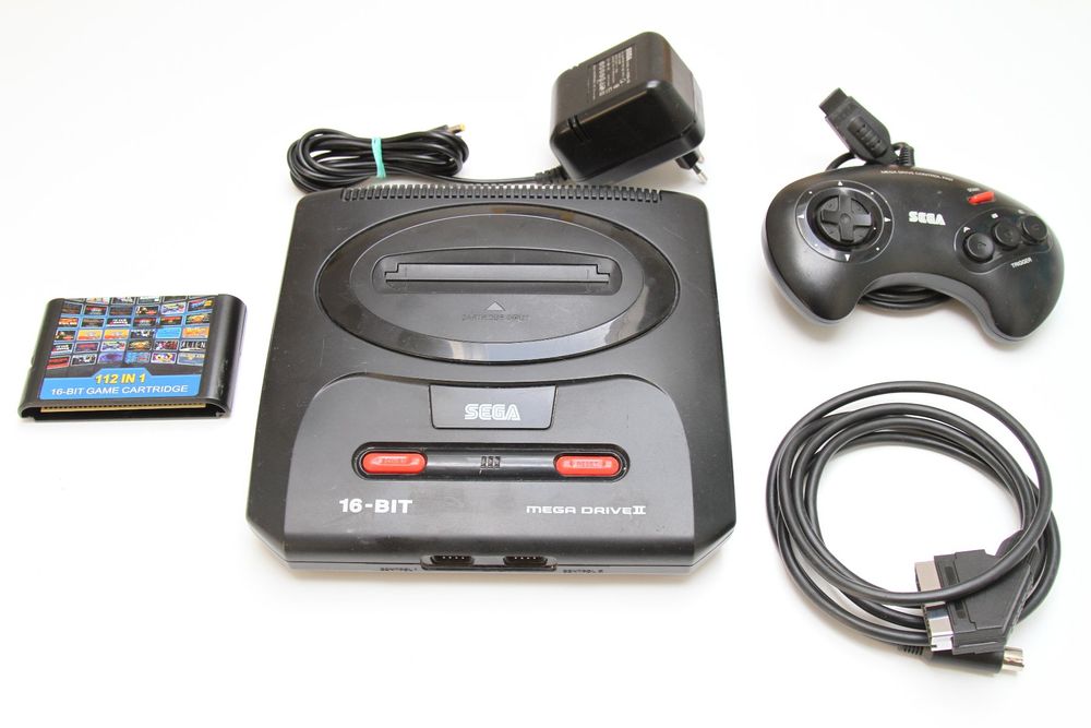 Sega Mega Drive 2 mit Multicartridge 112 in 1 | Kaufen auf Ricardo
