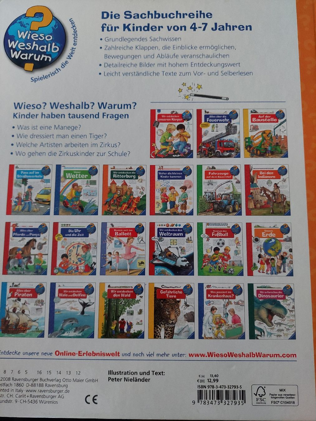Libri: Kinderbilderbuch "Wieso Weshalb Warum: – Usato da Muri AG venduto da Eichhofman 1