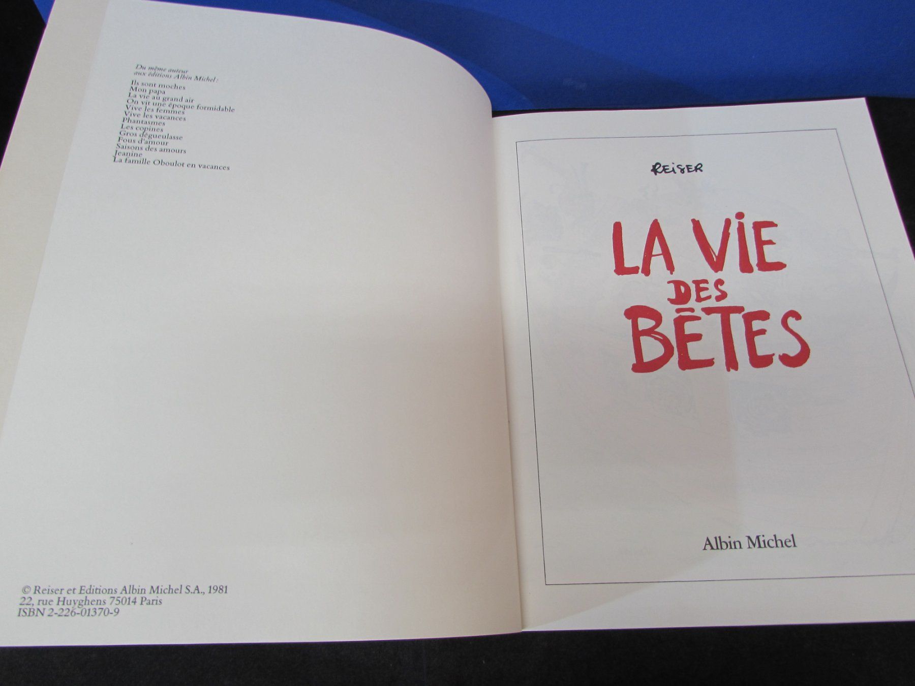 Comics: La Vie des Betes, A.Michel – Gebraucht aus Walchwil von Shells1 2