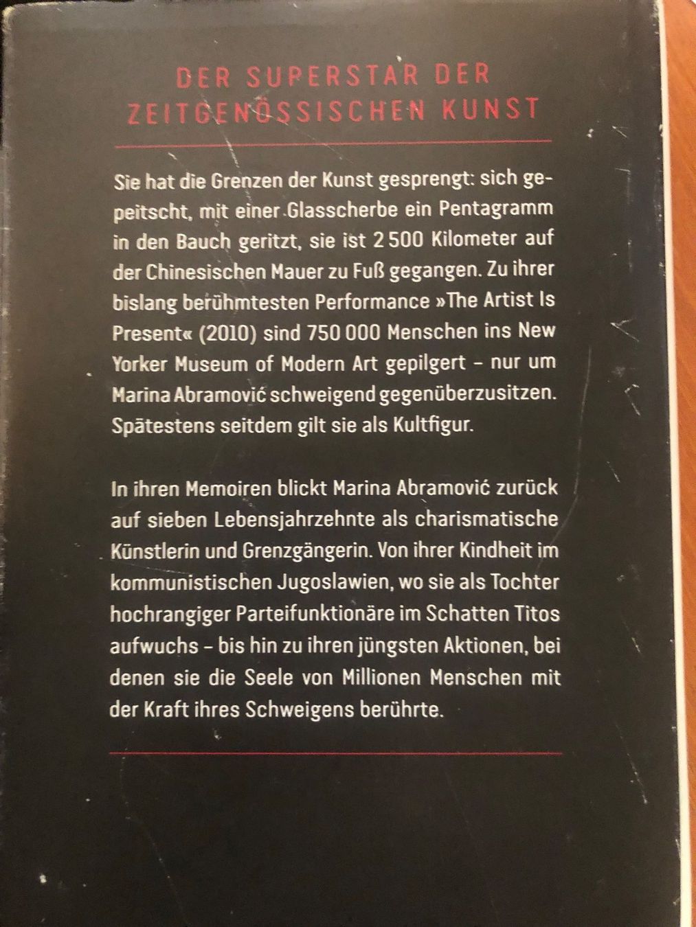 Libri: Marina Abramovic - Durch Mauern gehen – Usato da Oberweningen venduto da Gerini 1