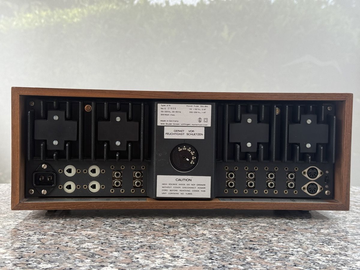 Revox Amplificatori: Amplificateur Revox A 78 défectueux – Difettoso da Cudrefin venduto da HIFIFAN 2
