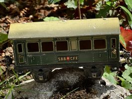 Märklin SBB CFF Personenwagen 17250 grün Zustand gut