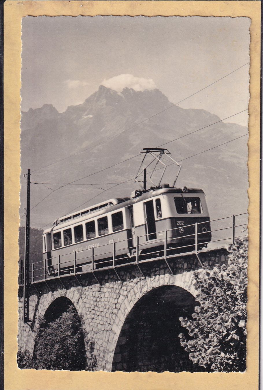 Cartes postales: Chemin de fer - Aigle - Leysin 1962 – D'occasion à Orvin par Pyaeschli