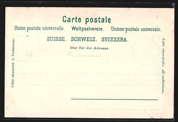 Cartes postales: Interlaken-Unterseen, Uferpartie mit Ber – D'occasion à Berlin par bartko-reher 1