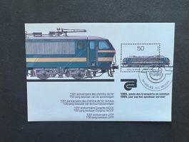 1985  Belgien Bahn Block Erstag  (A382)