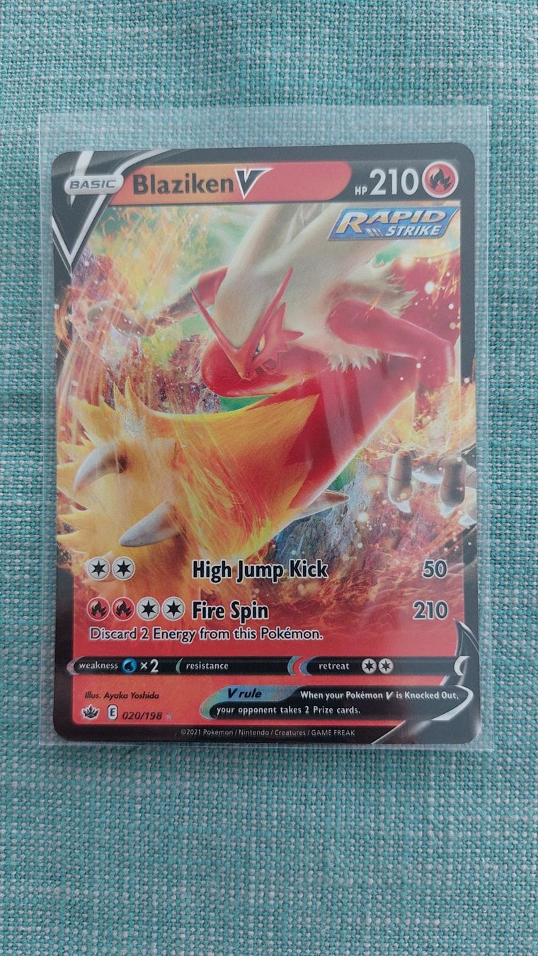 Pokémon Sammelbilder & Trading cards: Blaziken V Chilling Reign – Neu (gemäss Beschreibung) aus Bellinzona von Pagur