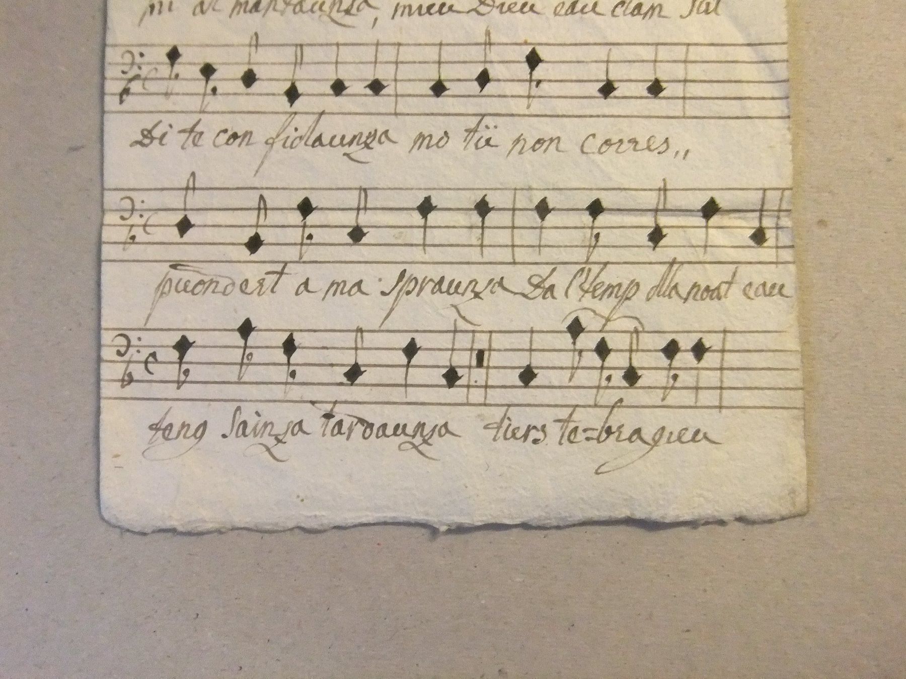 Libri: Antikes Bündner Notenblatt- BAS PSALM – Usato da Esslingen venduto da eintagammeer 3