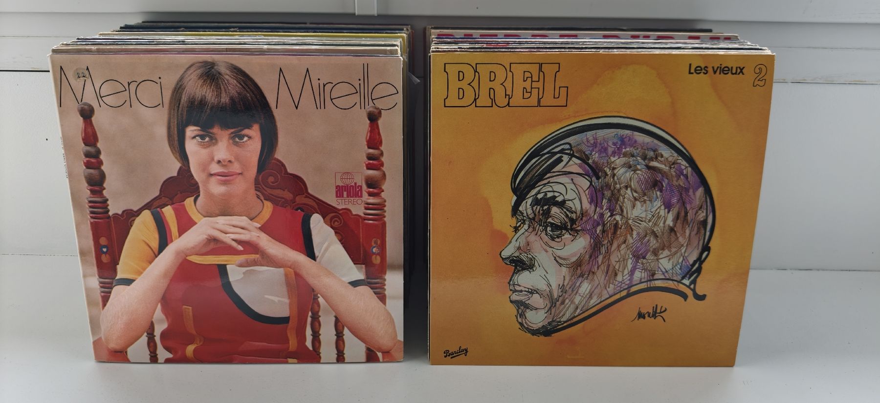 Schallplatten: Französische Chansons Schallplatten Sammlung – Gebraucht aus Lachen SZ von ratata