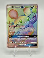 Pokémon Dedenne GX 219/214 Rainbow Rare | Unbroken Bonds EN