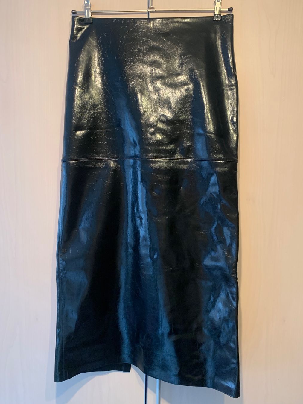 H&M Gonne: Langer Kunstlederrock H&M Schwarz, Gr. M – Usato da Rosshäusern venduto da MiJoDoOl