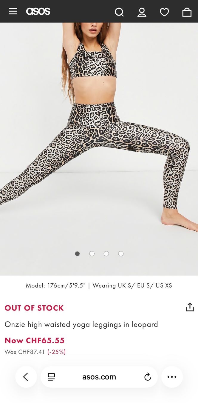 Leggings: ONZIE Leo Yoga Leggings – Usato da St. Gallen venduto da kka_l9wg 2