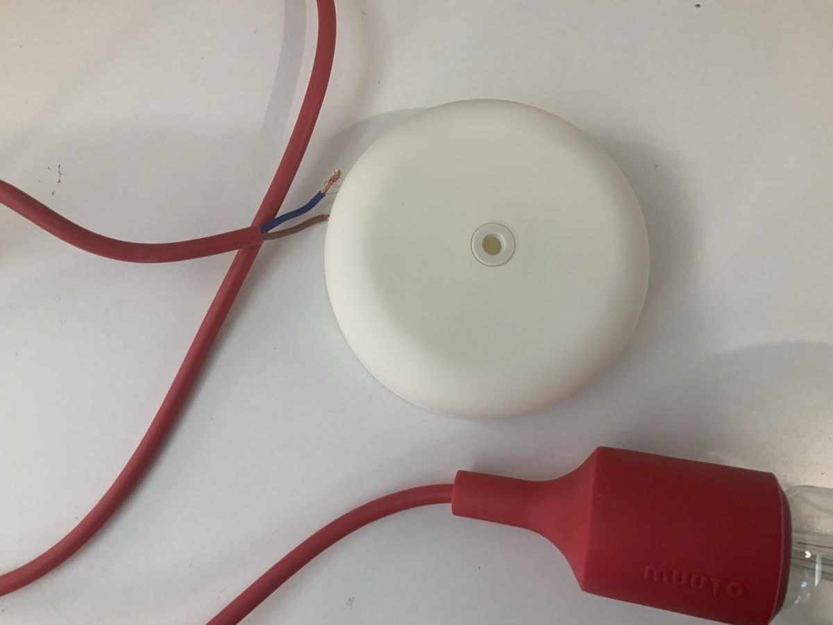 Muuto Kronleuchter & Deckenlampen: Suspension Muuto E27 Red – Gebraucht aus rolle von Tontonjulot 2