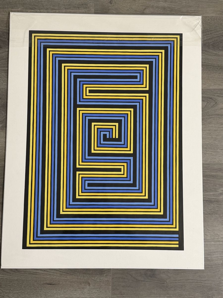 Foto & Immagini: Original Bild, gelb-blau,modern! – Usato da Gunten venduto da starfish3