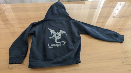 Kinder Hoodie Drache Tintagel Cornwall Gr. 7-8 (122/128)