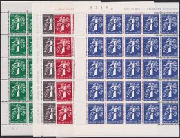 1939, Nr.228-231 (LANDI Züri 39), 25er-Bogen ** Kat: 475.-