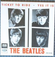 7" BEATLES ticket to ride