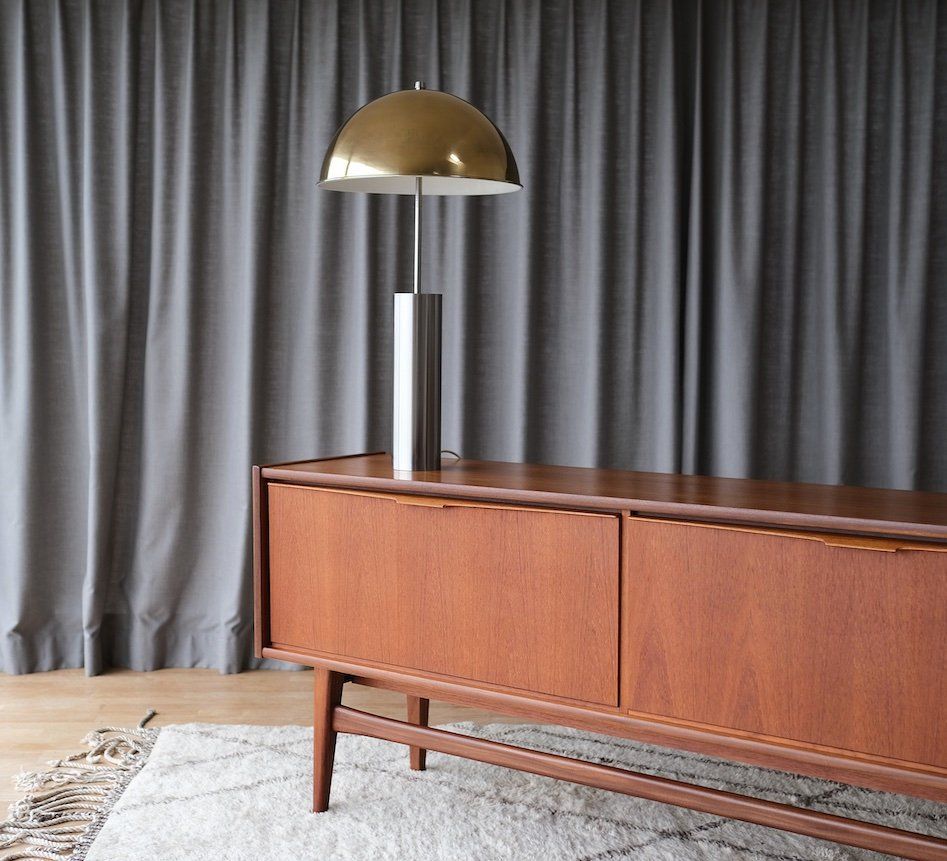 Lampade: Mid century modern brass table lamp – Usato da Bern venduto da Zmodern_VIN 4