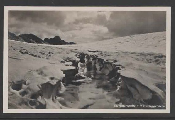 Cartoline postali: Gletscherspalte mit Berggeistern    (K – Usato da Ruggell venduto da Masescha