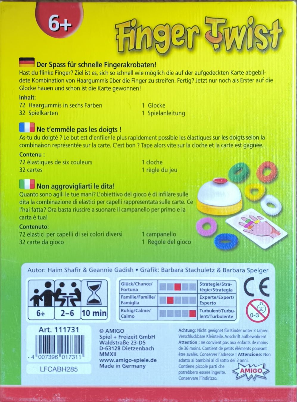 Amigo Spiele: FingerTwist ab 6+ – Gebraucht aus Oberwil-Lieli von Atom17 2