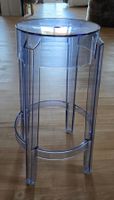 Kartell Charles Ghost Bar Hocker - 65cm Blau transparent
