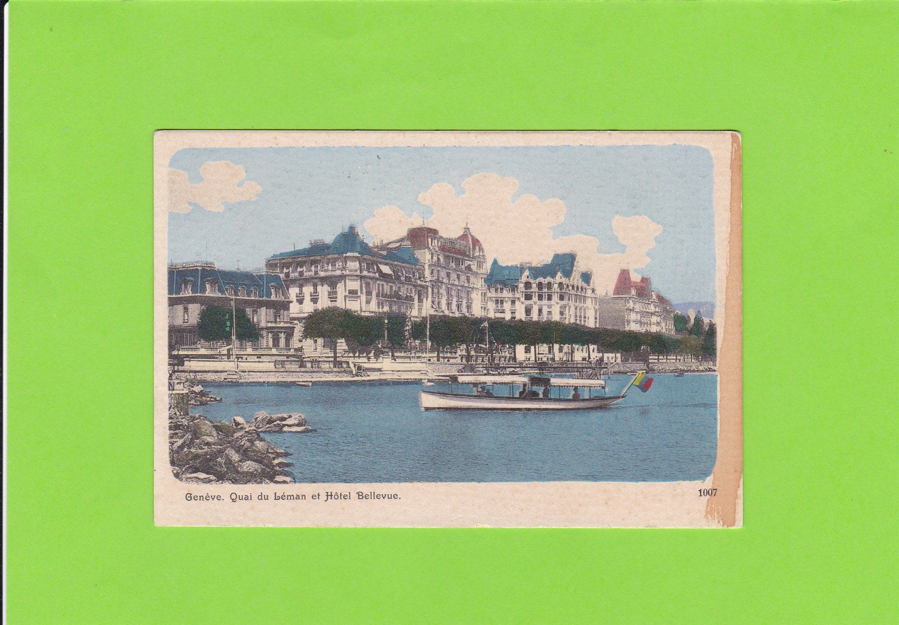 Cartoline postali: Genève-Quai – Usato da St. Peterzell venduto da neckertal