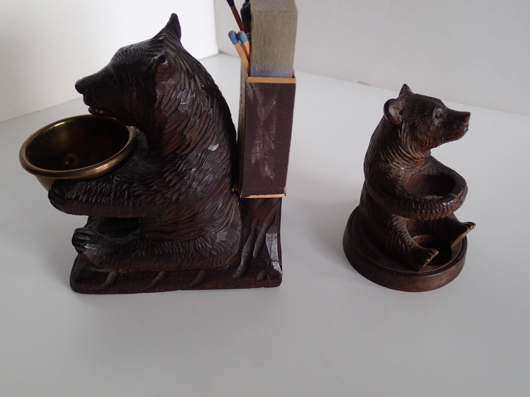 Statuette: 2 Brienzerbären  Höhe 11 cm und 7 cm – Usato da Allschwil venduto da Salus17 4