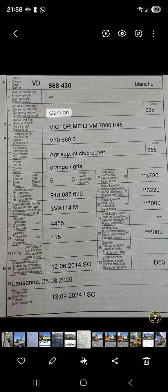 Autoribaltabili: meili multilift abroll kipper – Usato da Morges venduto da james1291 3