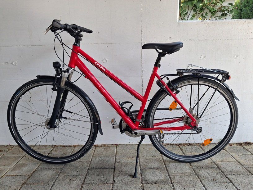 Cresta Biciclette: rotes Damenvelo Cresta Giro – Usato da Schwerzenbach venduto da MyGarageSale
