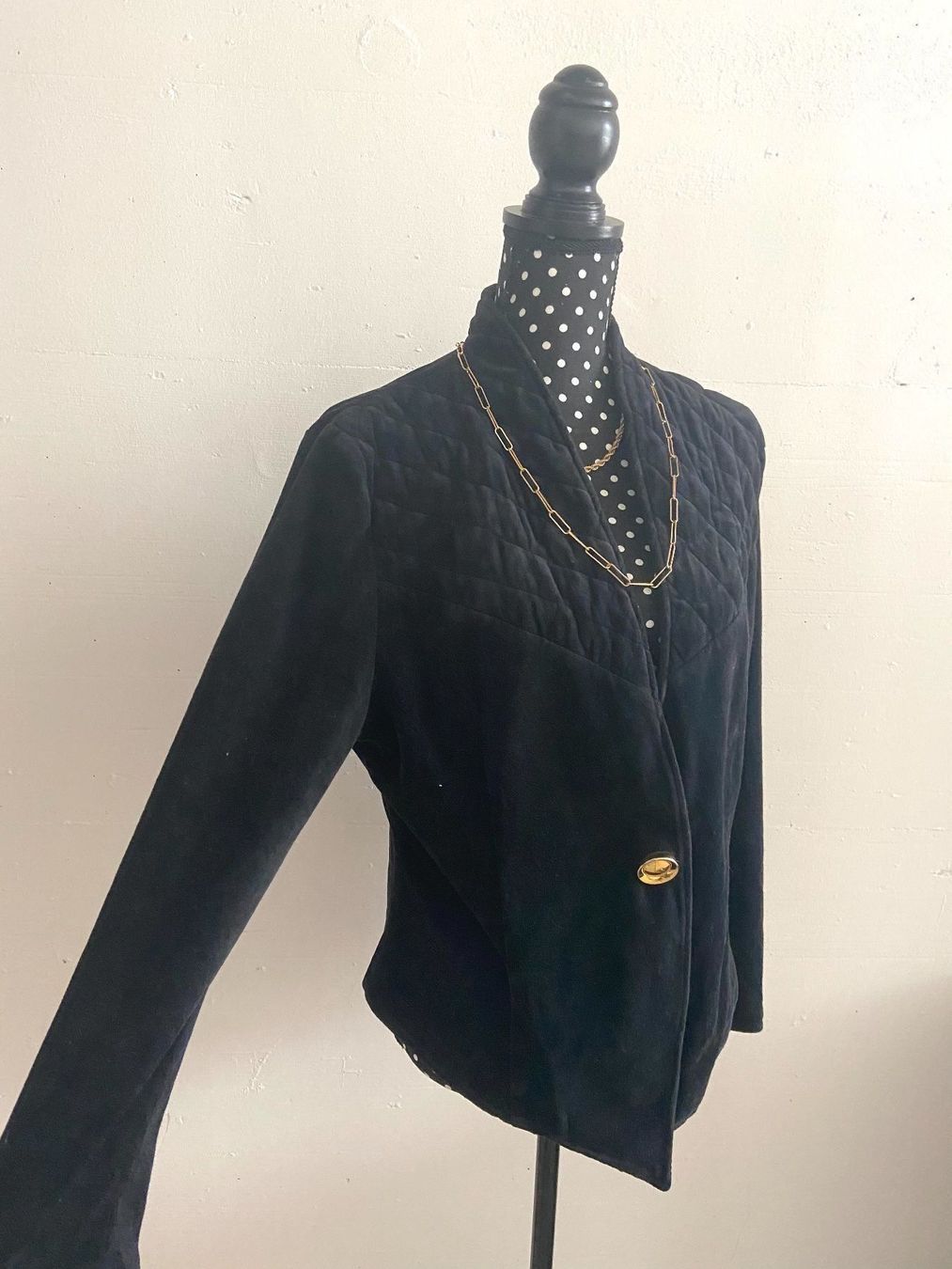 Giacche: Original 80er Vintage Samtjacke – Usato da Zürich venduto da Eves.vintage.element 3