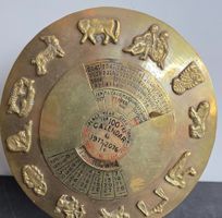 Antiker Ewiger Kalender aus Messing – 100-Jahres-Kalender