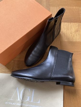 Super elegante Stiefelchen AGL, 39.5, schwarz, neu mit OVP