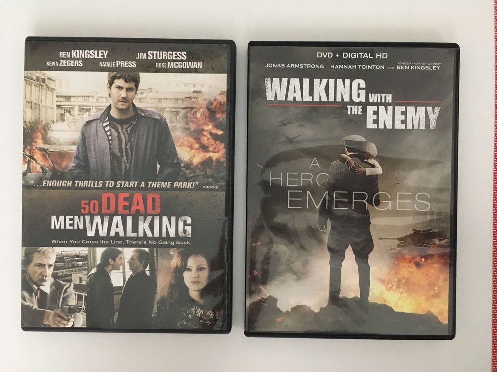 2 DVDs - 50 Dead Men Walking und Walking with the Enemy | Kaufen auf ...