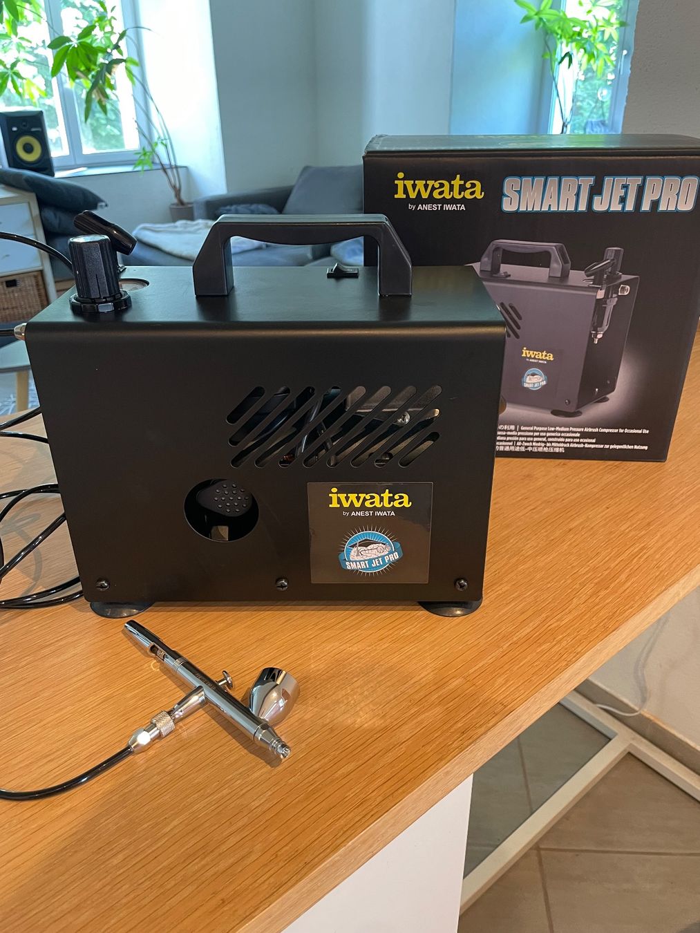 Tous les outils: Ensemble Airbrush Iwata – Smart Jet Pro + Eclipse HP-CS – Neuf (Voir description) à Sonvilier par Kunstofft