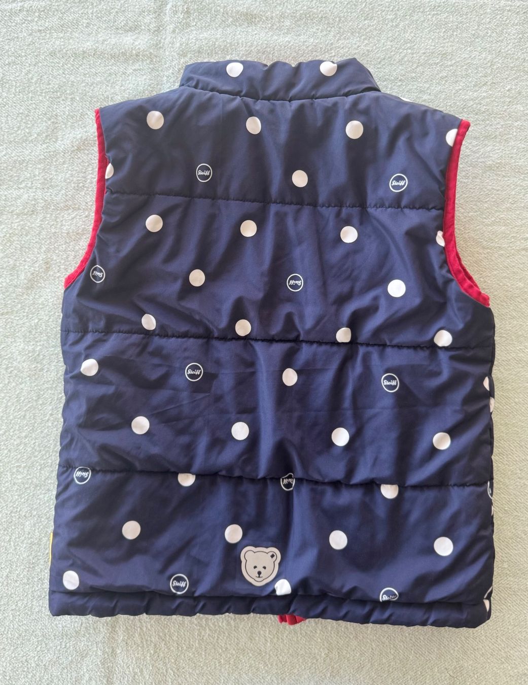 Steiff Giacche & Cappotti: Steiff Wendeweste Rot Blau 110 – Usato da Meilen venduto da tplm 3