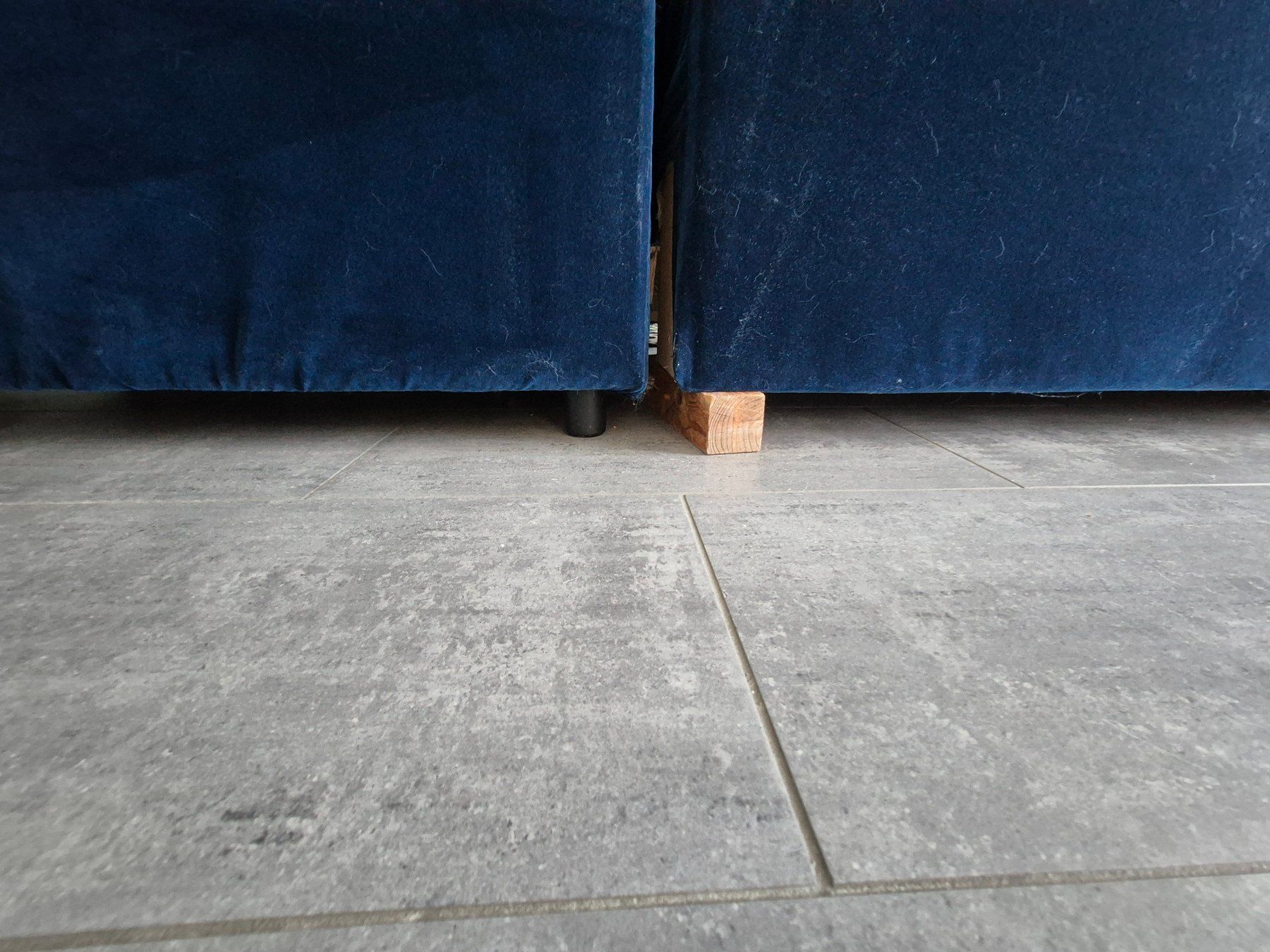 Sofas: Grosses Ecksofa - Blau - Samt – D'occasion à Langenthal par Camelstar 2